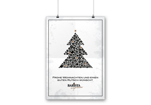 Design Weihnachtsgruß Poster