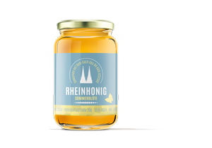 Logo- und Etikettendesign Honig