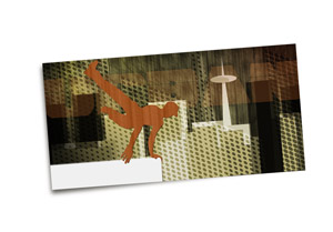 Illustration Parcour PSD Flyer